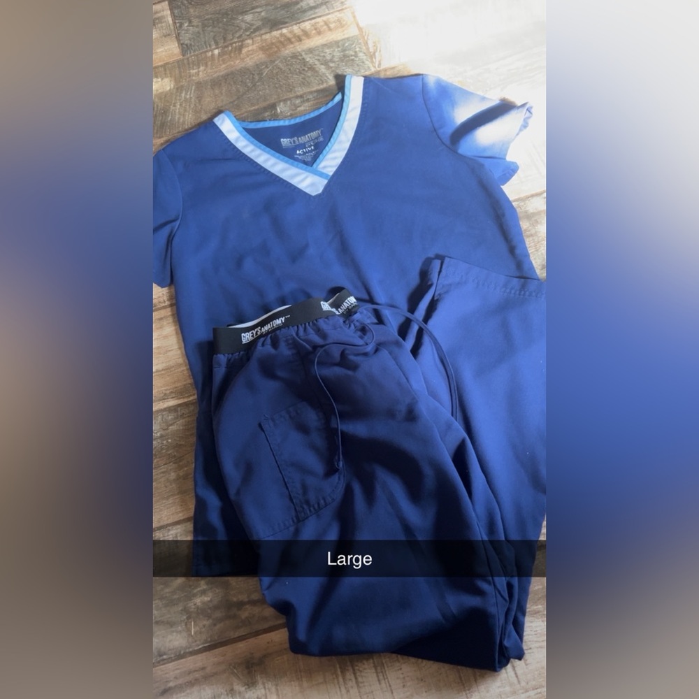 Grey's Anatomy Navy Scrub Set